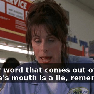 Every word that comes out of Reese's mouth is a lie, remember?