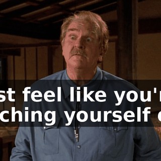 I just feel like you're psyching yourself out.