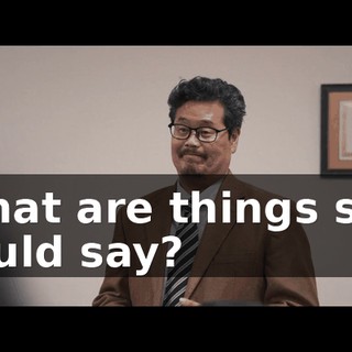 What are things she could say?