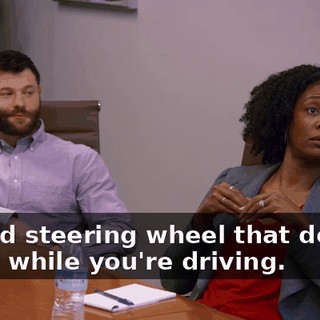 A good steering wheel that doesn't fly off while you're driving.