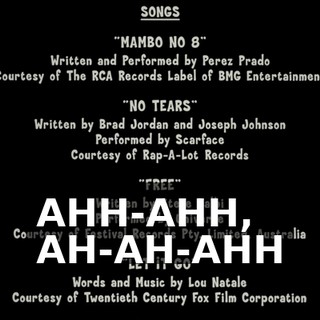 ♪ AHH-AHH, AH-AH-AHH ♪