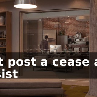 Just post a cease and desist