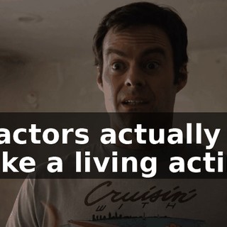 of actors actually make a living acting,