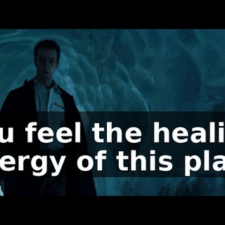 You feel the healing energy of this place