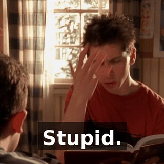 Stupid.