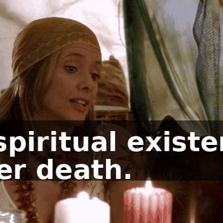 of spiritual existence after death.