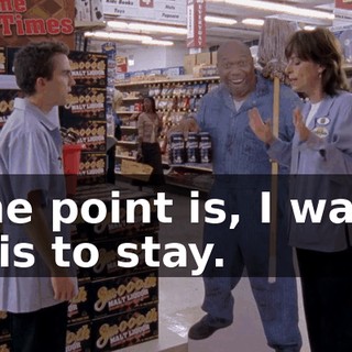 The point is, I want this to stay.