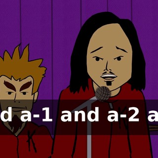 And a-1 and a-2 and a--