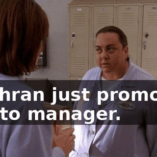 Cochran just promoted Joe to manager.