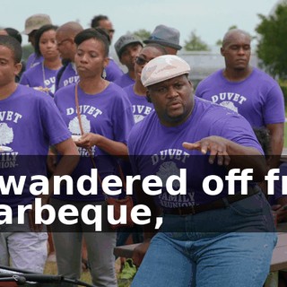 He wandered off from a barbeque,