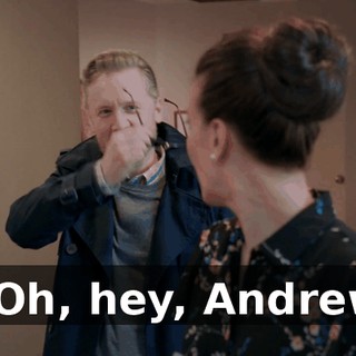 - Oh, hey, Andrew.
