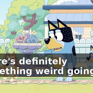 There's definitely something weird going on.