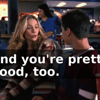 And you're pretty good, too.