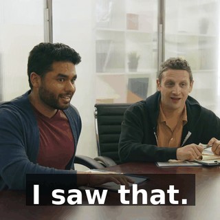 I saw that.