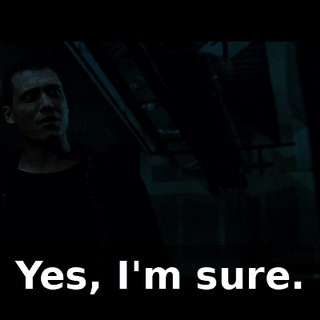 Yes, I'm sure.