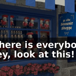 - Where is everybody? - Hey, look at this!