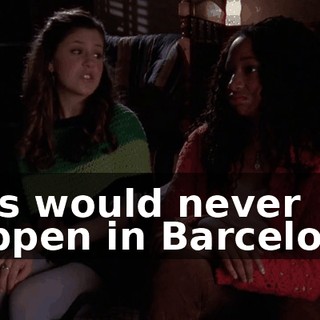 This would never happen in Barcelona.