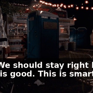 No. We should stay right here. This is good. This is smart.