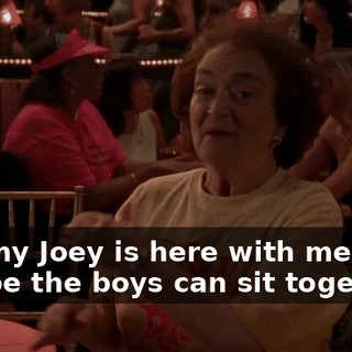 Oh, my Joey is here with me, too. Maybe the boys can sit together.