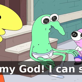 Oh my God! I can see!