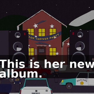 This is her new album.