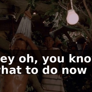 ♪ Hey oh, you know what to do now ♪