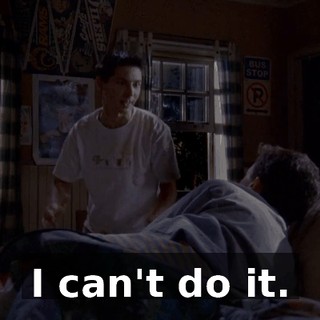 I can't do it.