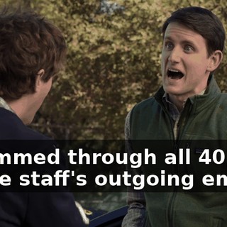 I skimmed through all 40,000 of the staff's outgoing emails.
