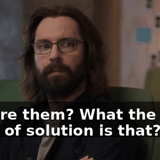 Ignore them? What the fuck kind of solution is that?