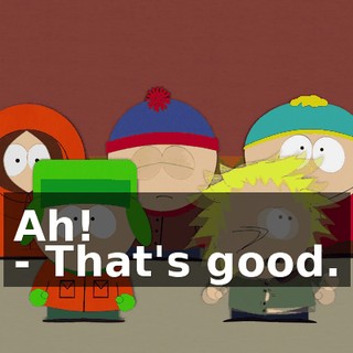 Ah! - That's good.