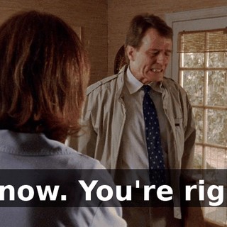I know. You're right.