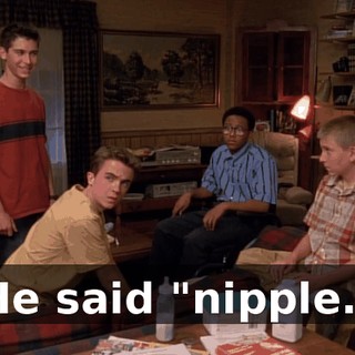 He said "nipple."