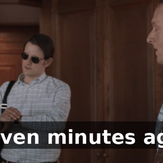 Seven minutes ago.