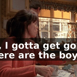 Hal, I gotta get going. Where are the boys?