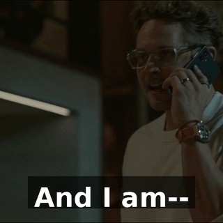 And I am--