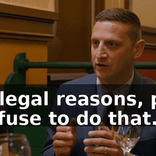 for legal reasons, plus I refuse to do that.