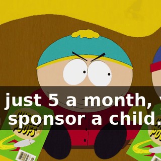 For just $5 a month, you can sponsor a child.