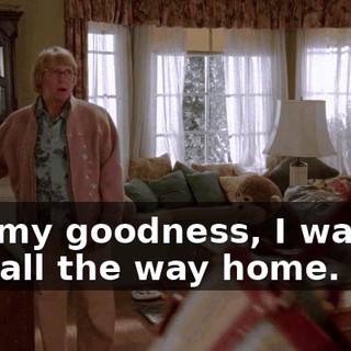 Oh, my goodness, I walked you all the way home.