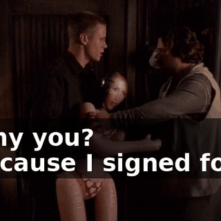 - Why you? - Because I signed for it.