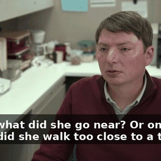 Like, what did she go near? Or on a hike, did she walk too close to a tower?