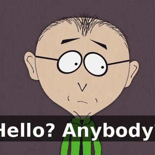 Hello? Anybody?