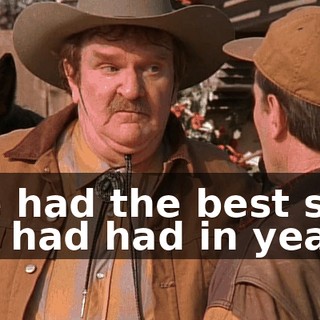 We had the best sex we had had in years.