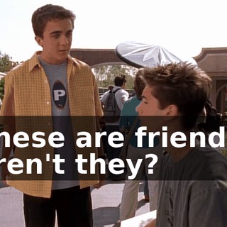 These are friends, aren't they?