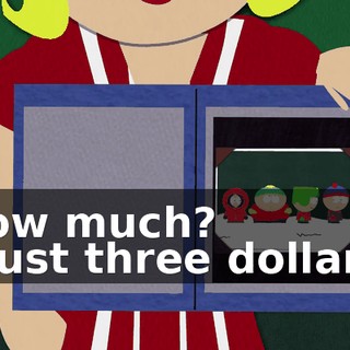 How much? - Just three dollars.