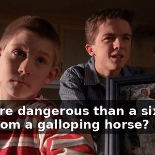 is more dangerous than a six-foot fall from a galloping horse?