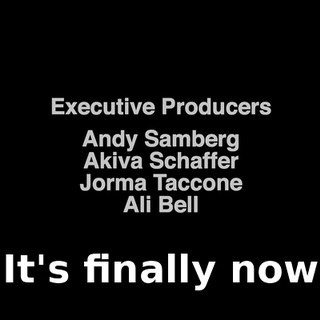 ♪ It's finally now ♪