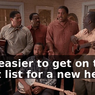 It's easier to get on the wait list for a new heart.