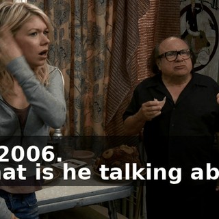 - to 2006. - What is he talking about?
