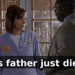His father just died.