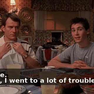 - Reese. - Look, I went to a lot of trouble here.